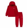 Sports Outfit for Baby Jordan MJ Brklyn Fleecec Pullover Set Red 2 Pieces