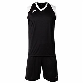 Children's Sports Outfit Joma Sport Final II Black Multicolour 2 Pieces