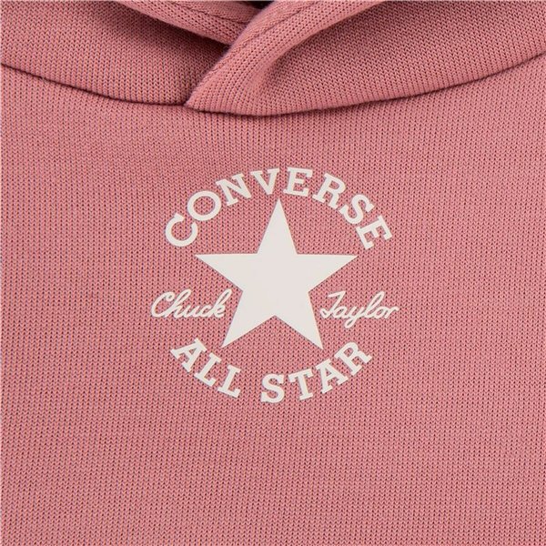 Sports Outfit for Baby Converse Sustainable Core Po Night Flamingo Pink 2 Pieces