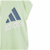 Sports Outfit for Baby Adidas Bl Cotton Set Infantil Blue Light Green