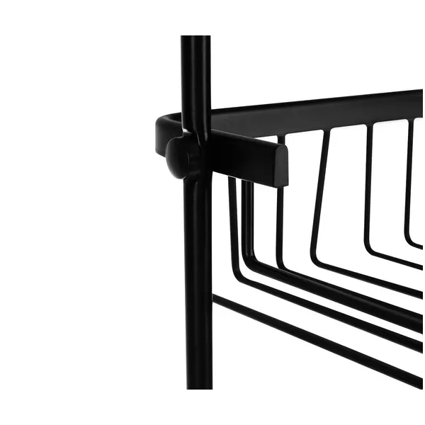 Hanging shower shelf - black