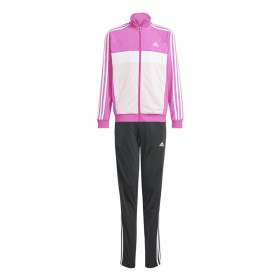 Women's Tracksuit Adidas 3Stripes Tiberio Black Dark pink