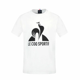 Child's Short Sleeve T-Shirt Le coq sportif Ess N°1 Enfant New White
