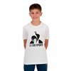 Child's Short Sleeve T-Shirt Le coq sportif Ess N°1 Enfant New White