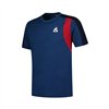 Child's Short Sleeve T-Shirt Le coq sportif Ess N°1 Enfant Black Navy Blue