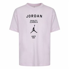 Child's Short Sleeve T-Shirt Jordan Jdg W J Ss Gf Gfx Pink