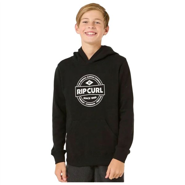 Children’s Hoodie Rip Curl Stapler Hood Black