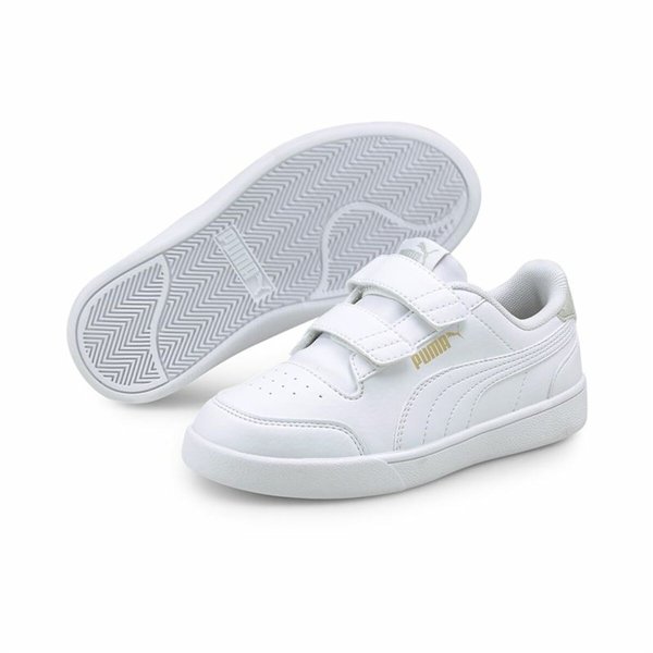 Sports Shoes for Kids Puma Shuffle V White