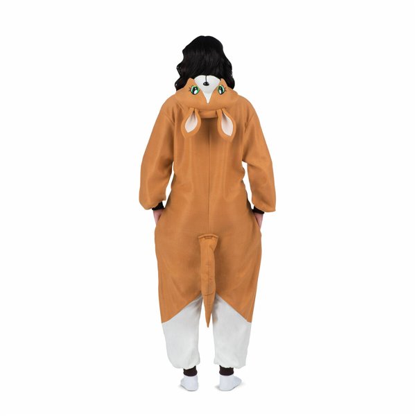 Costume for Adults My Other Me 3 Pieces Kangaroo Brown