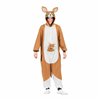 Costume for Adults My Other Me 3 Pieces Kangaroo Brown