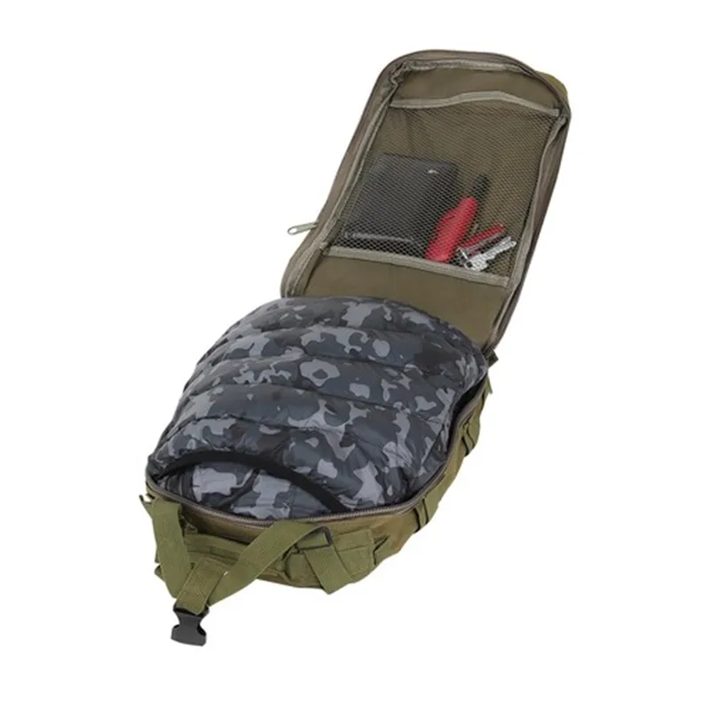 Small green hiking backpack 23243