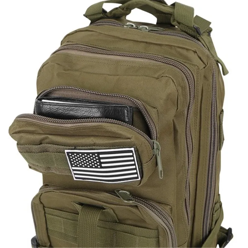 Small green hiking backpack 23243