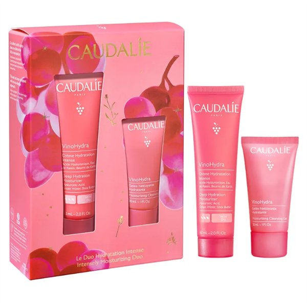 Caudalie VinoHydra Deep Hydration Moisturizer 60ml Set 2 Pieces