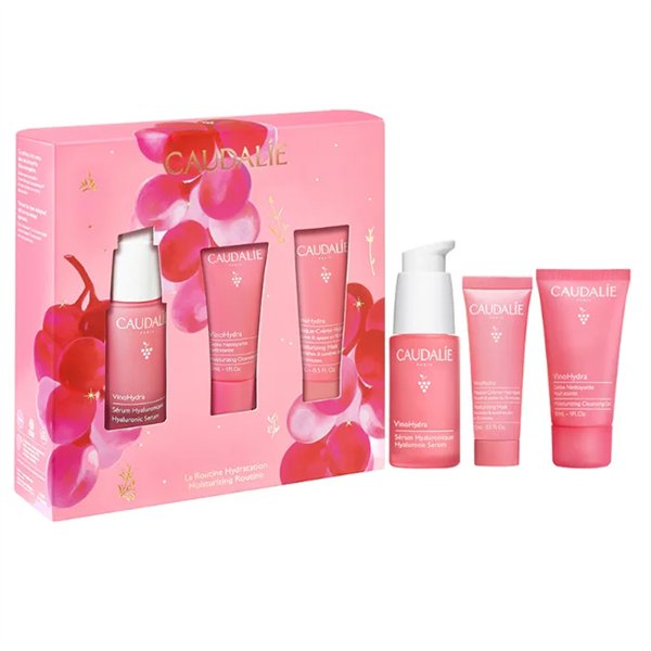 Caudalie VinoHydra Hyaluronic Serum 30ml Set 3 Pieces