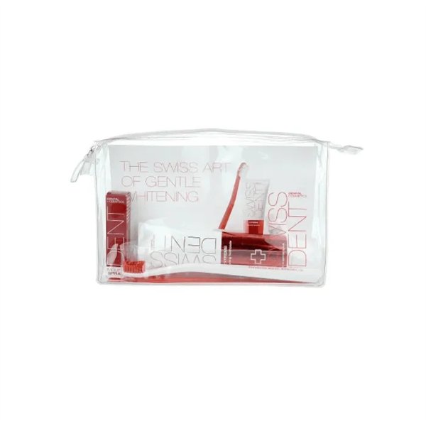 Dantų pastos ir šepetėlio rinkinys Swissdent 4 Dalys