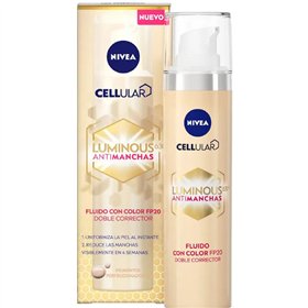 Mitrinošs Krēms ar Krāsu Nivea Luminous Antimanchas Spf 20 40 ml