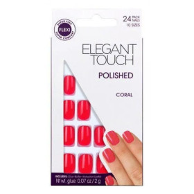 False nails Elegant Touch Core Colour Blush suede (24 pcs)