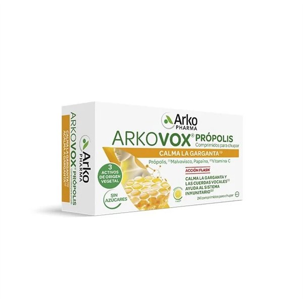 Arkopharma Arkovox Propolis + Vitamin C 24 Tablets