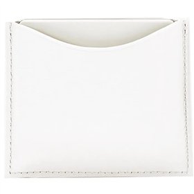 La Bouche Rouge White Leather Compact Case