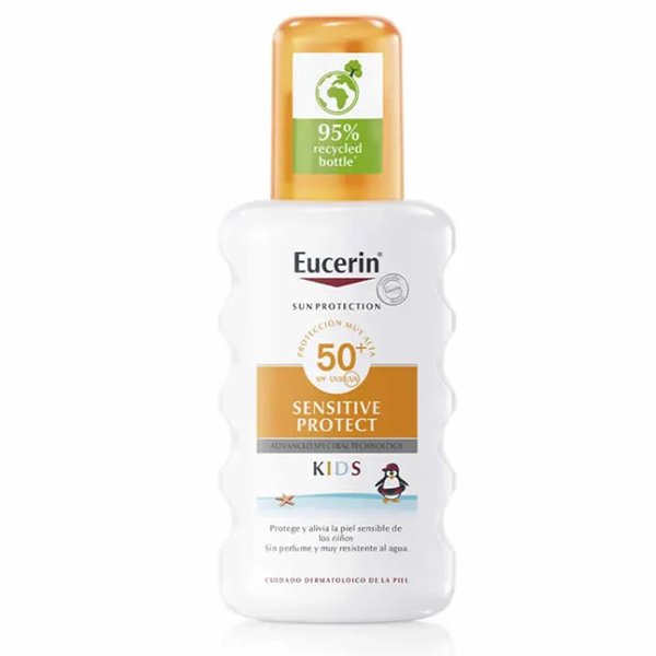 Body Sunscreen Spray Eucerin SENSITIVE PROTECT KIDS Spf 50+ 200 ml