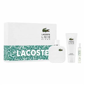 Lacoste L 12 12 Blanc Eau de Toilette Spray 100ml Set 3 Pieces