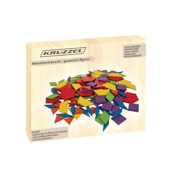 Edukacinė dėlionė – geometrinės figūros
