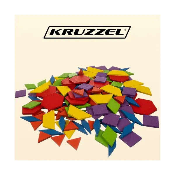 Educational puzzle - geometric shapes