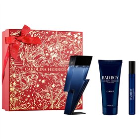 Мужской парфюмерный набор Carolina Herrera BAD BOY Cobalt 3 Предметы