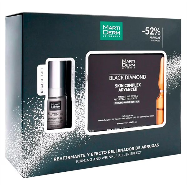Martiderm Black Diamond Skin Complex Advanced 30 Ampollas Set 2 Pieces