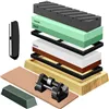 Sharpener for Kitchen Knives Chisels Water Stone Sharpening Stone + Strap RUHHY 23763