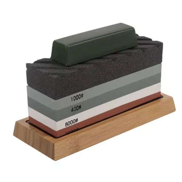 Sharpener for Kitchen Knives Chisels Water Stone Sharpening Stone + Strap RUHHY 23763