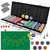 Pokeri - 500 pelimerkin setti kotelossa HQ 23529