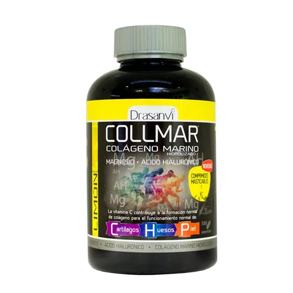 Hydrolysed Collagen Drasanvi Collmar Limon Masticable Chewy Lemon 180 Units