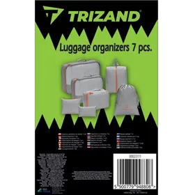 Ceļojumu organizators čemodānam - 7 gab. Trizand 23111