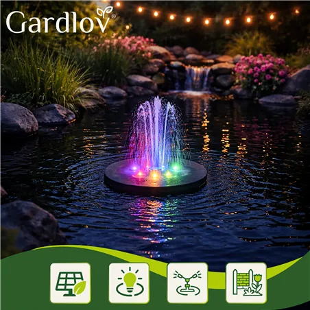 Saules dārza strūklaka LED Gardlov 23227