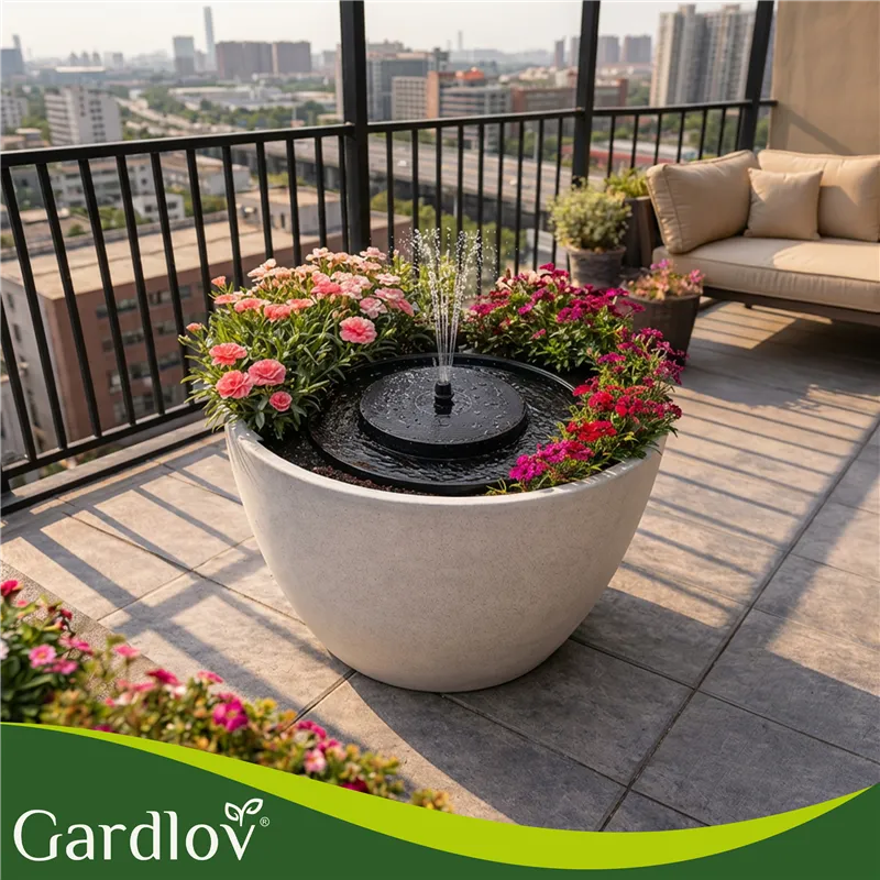 Saules dārza strūklaka LED Gardlov 23227