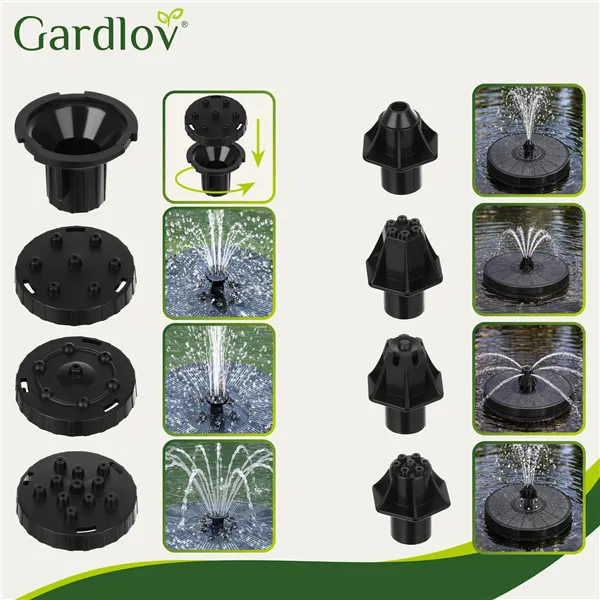Gardlov 23227 Светодиодный садовый фонтан на солнечных батареях