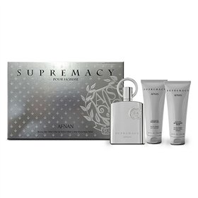 Мужской парфюмерный набор Afnan Supremacy Silver EDP 3 Предметы