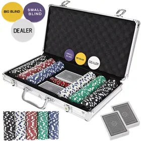 Pokker - 300 žetooni komplekt karbis HQ 23528