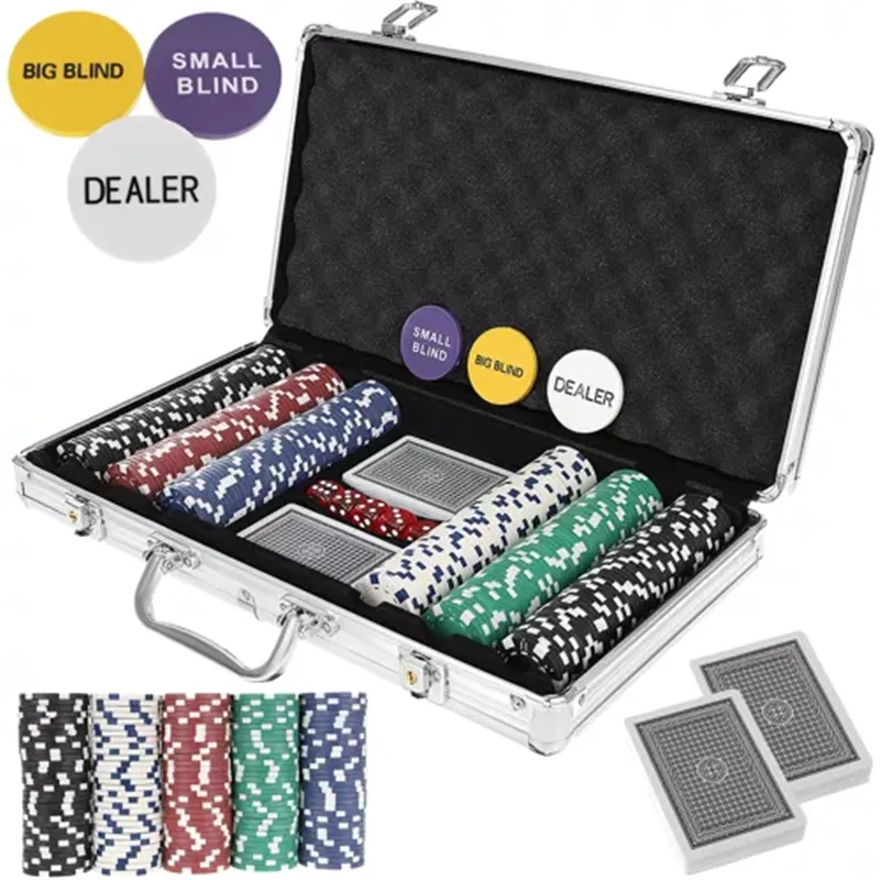 Pokeri - 300 pelimerkin setti kotelossa HQ 23528