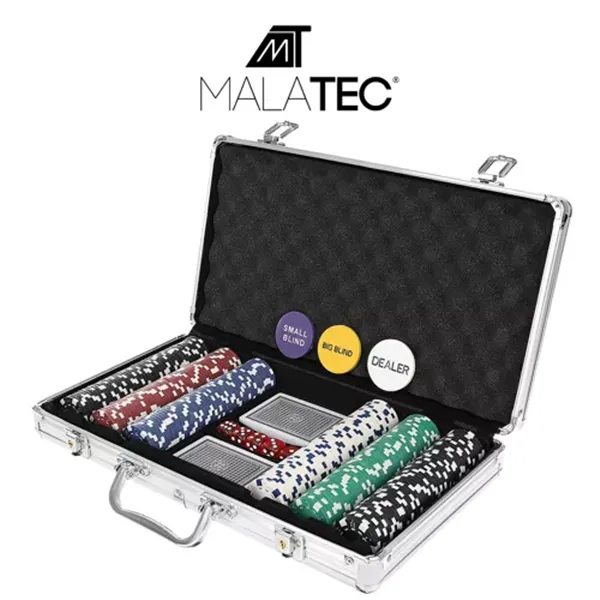 Pokeri - 300 pelimerkin setti kotelossa HQ 23528