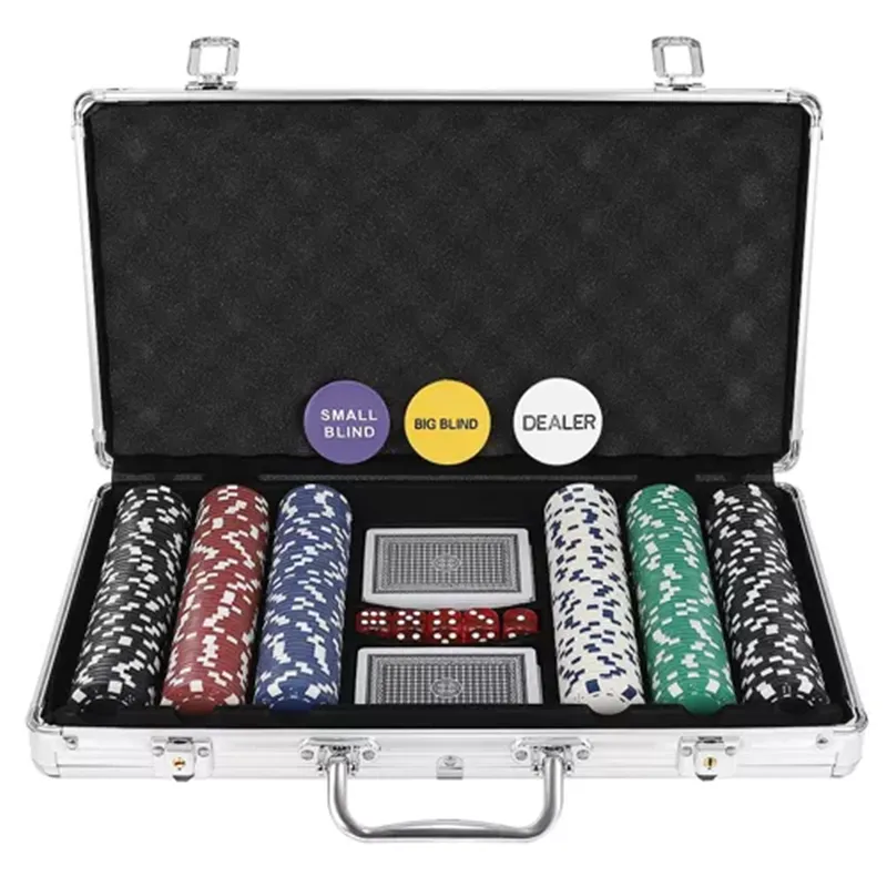 Pokeri - 300 pelimerkin setti kotelossa HQ 23528