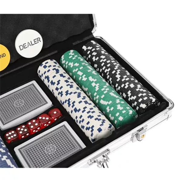Pokeri - 300 pelimerkin setti kotelossa HQ 23528