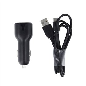 Maxlife MXCC-01 car charger 1x USB 2.1A black + USB-C cable