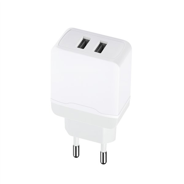 Setty wall charger 2x USB 2,4A LS-02 white JMP