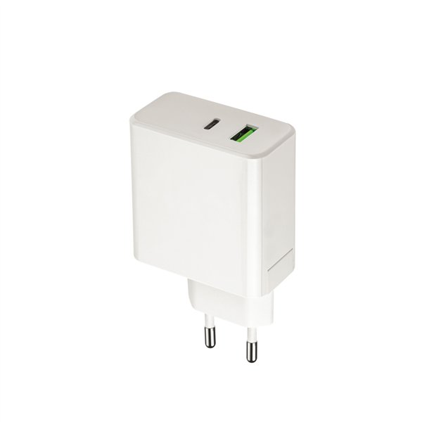 Setty wall charger PD+QC USB + USB-C 45W LSI-01white JO