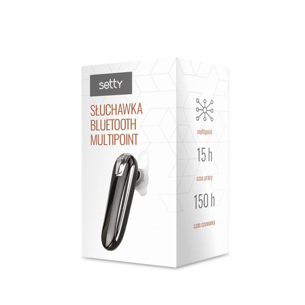 Setty multipoint bluetooth earphone SBM-01 black JO