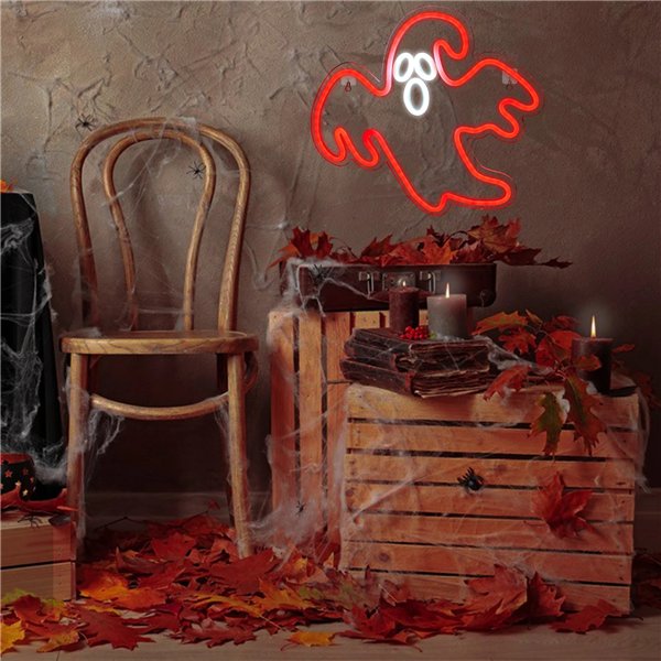 Neon PLEXI LED GHOST red FPNE12 Forever Light