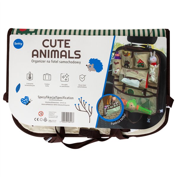 Setty car organizer Brown