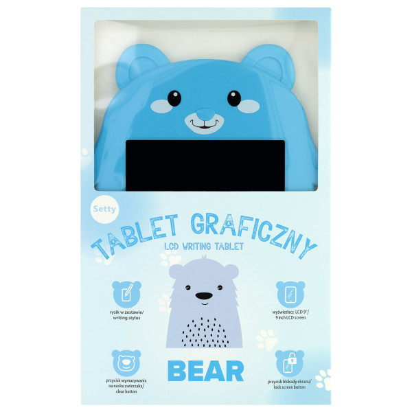 Setty LCD writting board Blue Bear